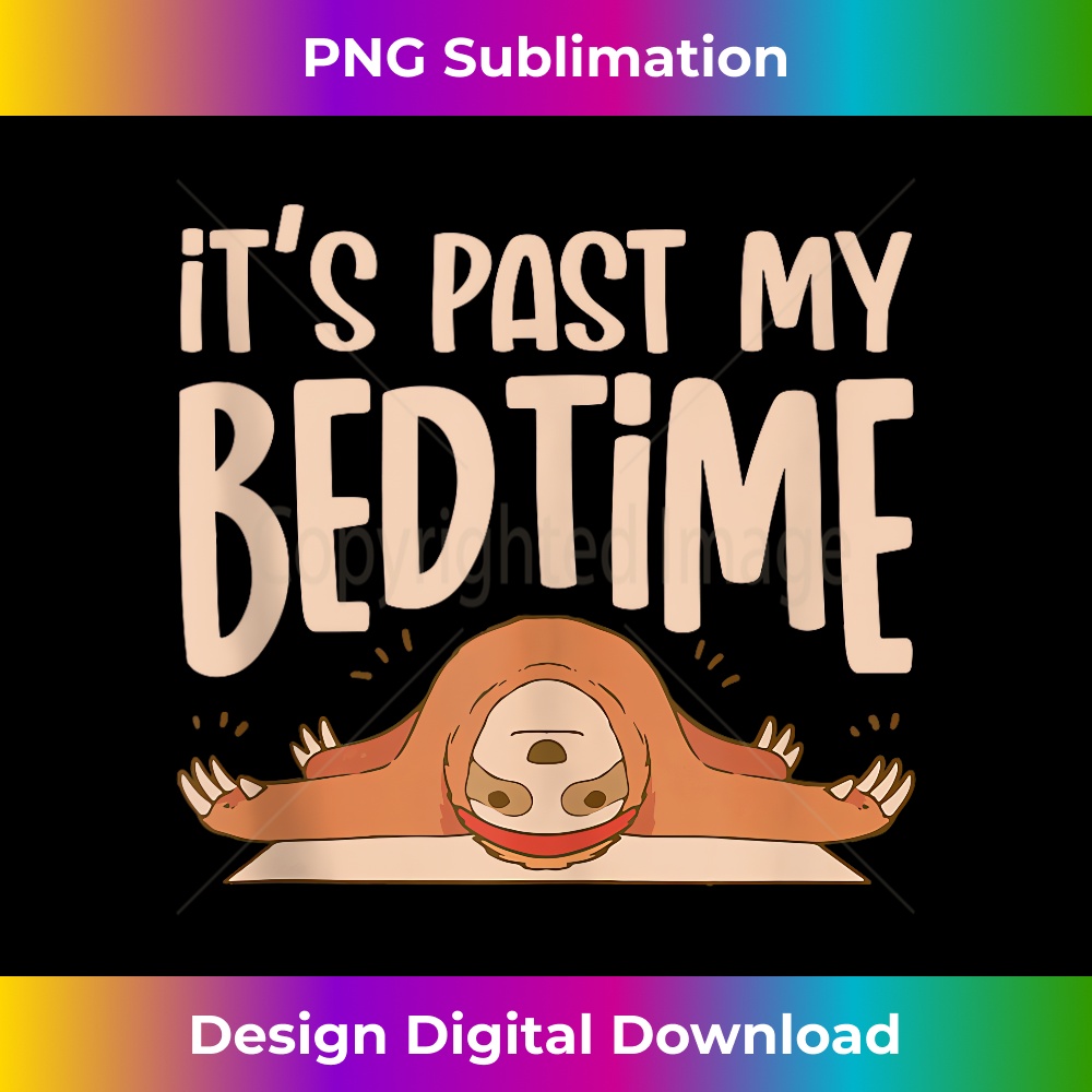 BK-20231212-7592_I's Past My Bedtime - Funny Lazy Sloth Sleeping taking a nap Tank Top 7610.jpg