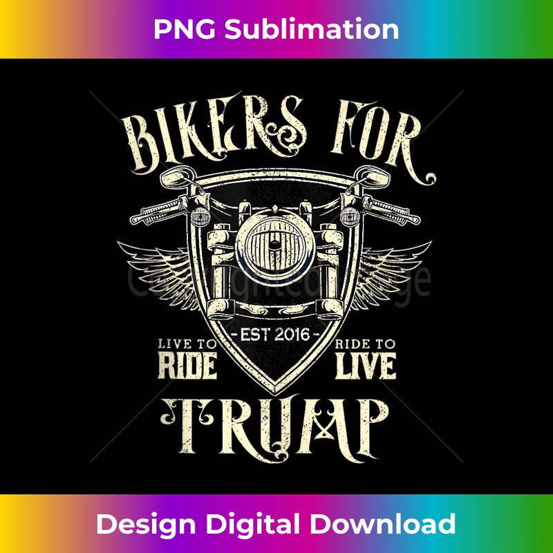 BU-20231212-1148_Bikers For Trump Funny Donald President 2024 Motorcycle Gift Tank Top 1154.jpg