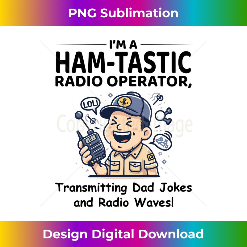 EN-20231212-6169_Happy Amateur Ham Radio Operator with Microphone and Humor Long Sleeve 6186.jpg