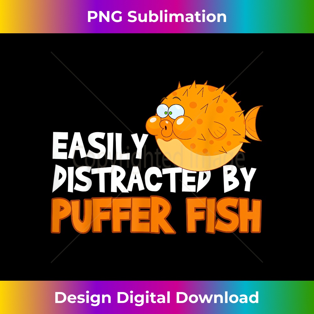 FF-20231212-3591_Easily Distracted by Puffer Fish Tshirt  Funny Blowfish 3598.jpg
