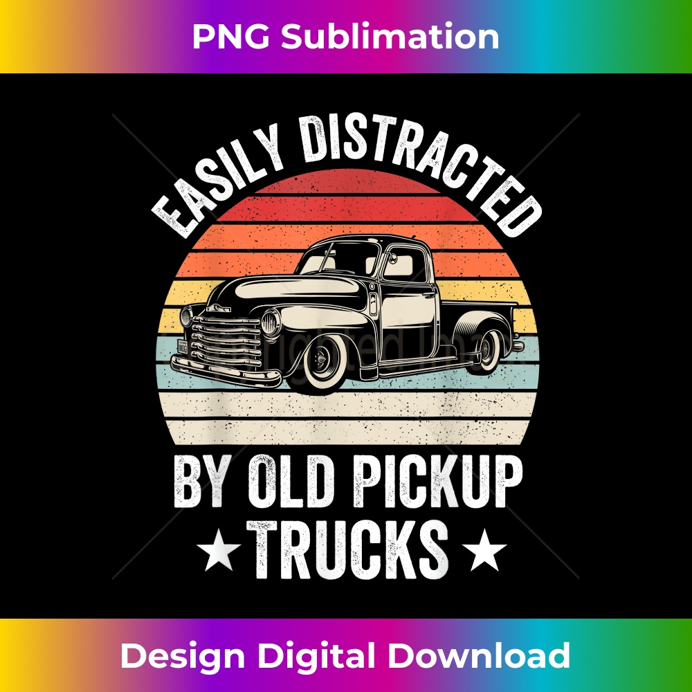 JG-20231212-3510_Easily Distracted by Old Pickup Trucks Funny Trucker 3516.jpg