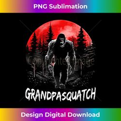 grandpa squatch funny bigfoot dad sasquatch yeti fathers day - urban sublimation png design - lively and captivating visuals