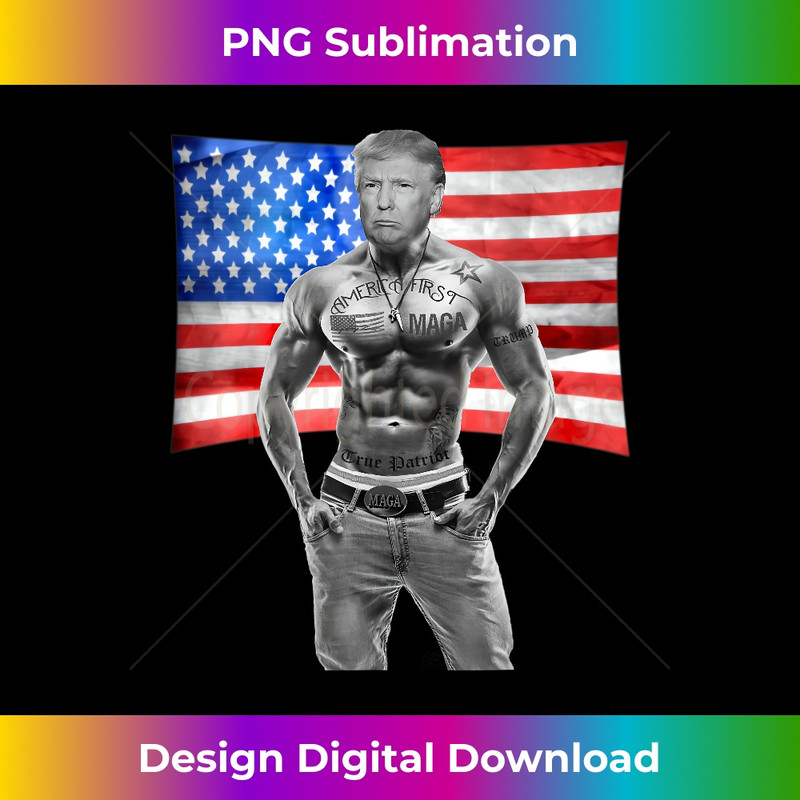 MK-20231212-5834_Gangster Pro Donald Trump Tattoo Republican American Flag US 5851.jpg