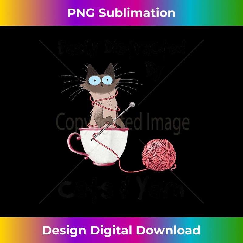 MM-20231212-3126_Easily Distracted By Cats And Yarn Quilting Funny Cat Lover 3132.jpg