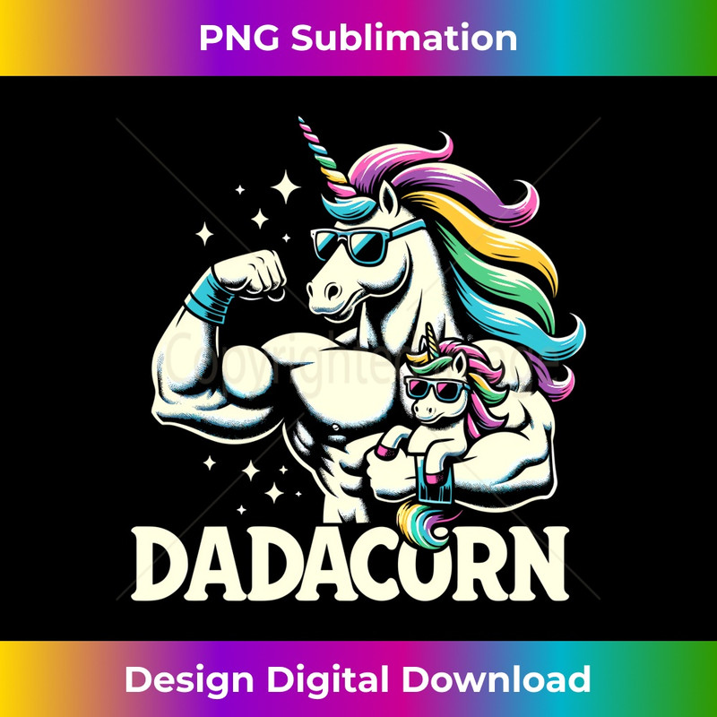 MN-20231212-2290_Dadacorn Unicorn Dad And Baby Christmas Papa Father's Day Long Sleeve 2297.jpg