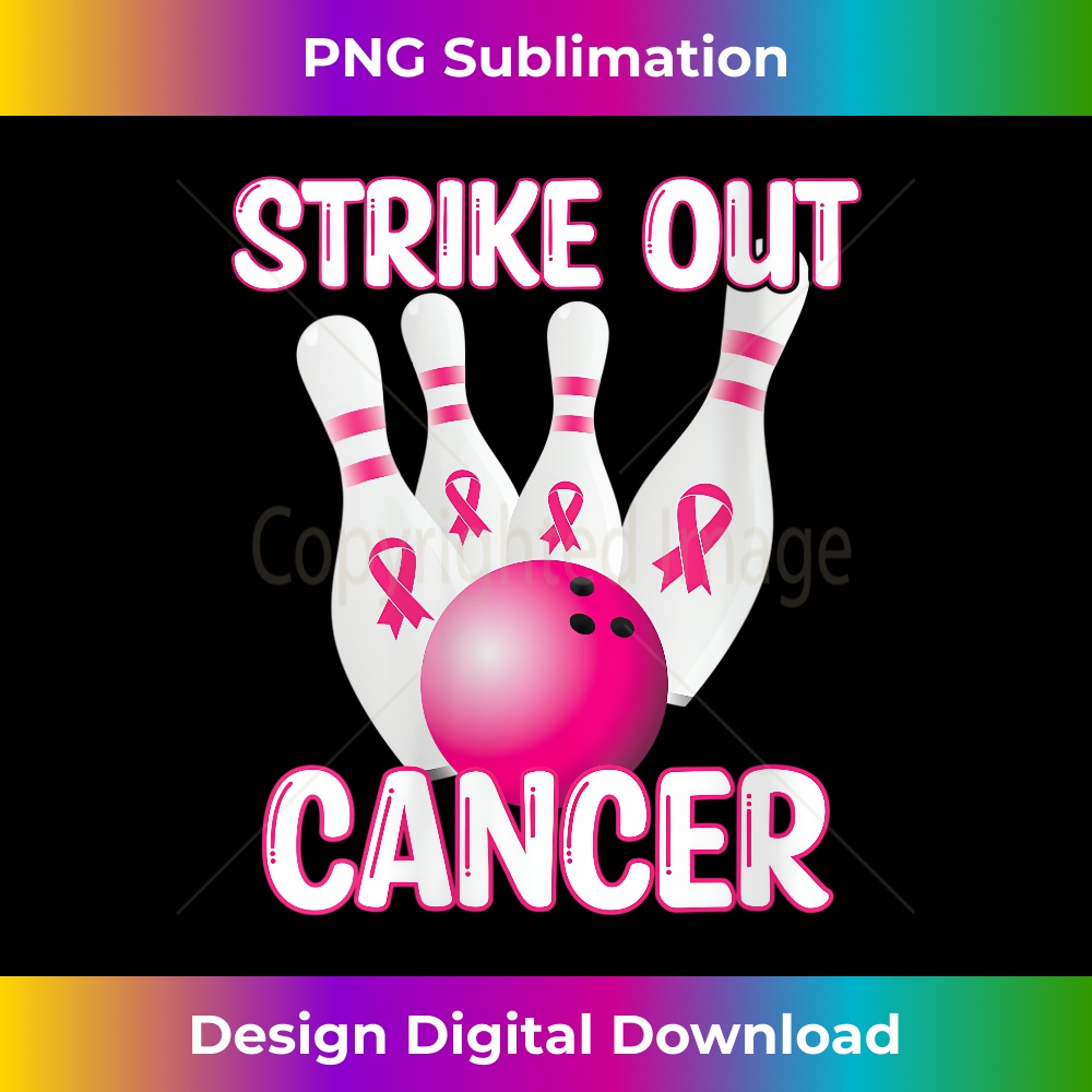 AM-20231201-5940_Womens Strike Out Breast Cancer Awareness - Bowling Pink Ribbon V-Neck 5952.jpg