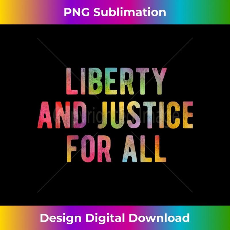 BE-20231201-5842_Womens Liberty Justice for All Patriotic Rainbow Pride LGBTQ Rights V-Neck 5854.jpg