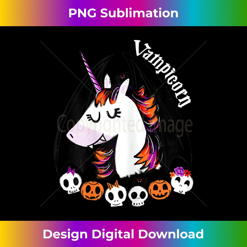 BK-20231201-5435_Vampire Unicorn Halloween Cute Magical Vampicorn Tee 5446.jpg
