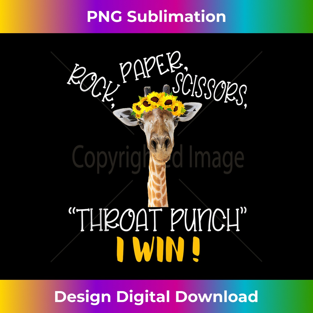 HA-20231201-5014_SunFlower Giraffe Rock Paper Scissors Throat Punch I Win Tank Top 5024.jpg