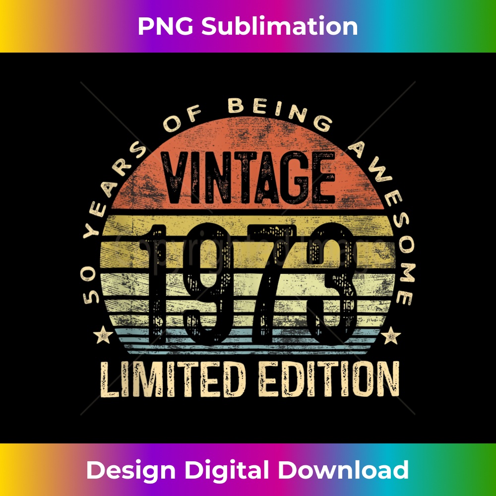 HA-20231201-5475_Vintage 1973 Limited Edition 50 Year Old Gifts 50th Birthday Tank Top 5486.jpg