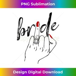 wedding honeymoon bachelorette finger ring cute fiance bride tank top - urban sublimation png design - pioneer new aesthetic frontiers