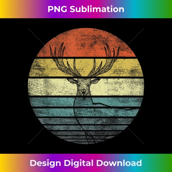 BB-20231201-1267_Deer Gifts For Hunters Retro Sunset Animal Deer Hunting 1269.jpg