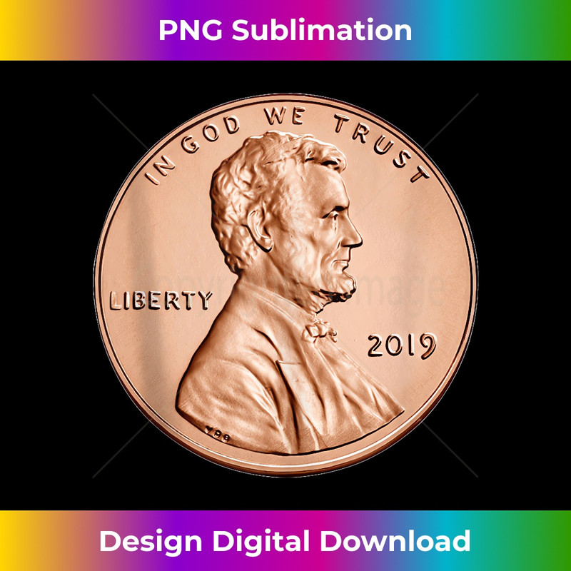 DI-20231201-4227_Penny Lincoln USA Coin 1 Cent 2019 America United States USA Tank Top 4235.jpg