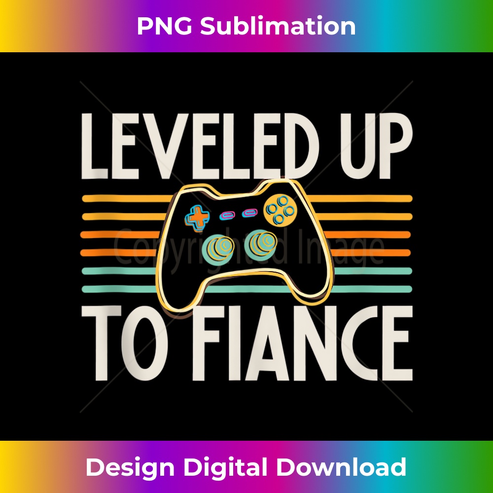 EP-20231201-4550_Retro Newly Engaged Couple Gamer Leveled Up To Fiance Tank Top 4559.jpg