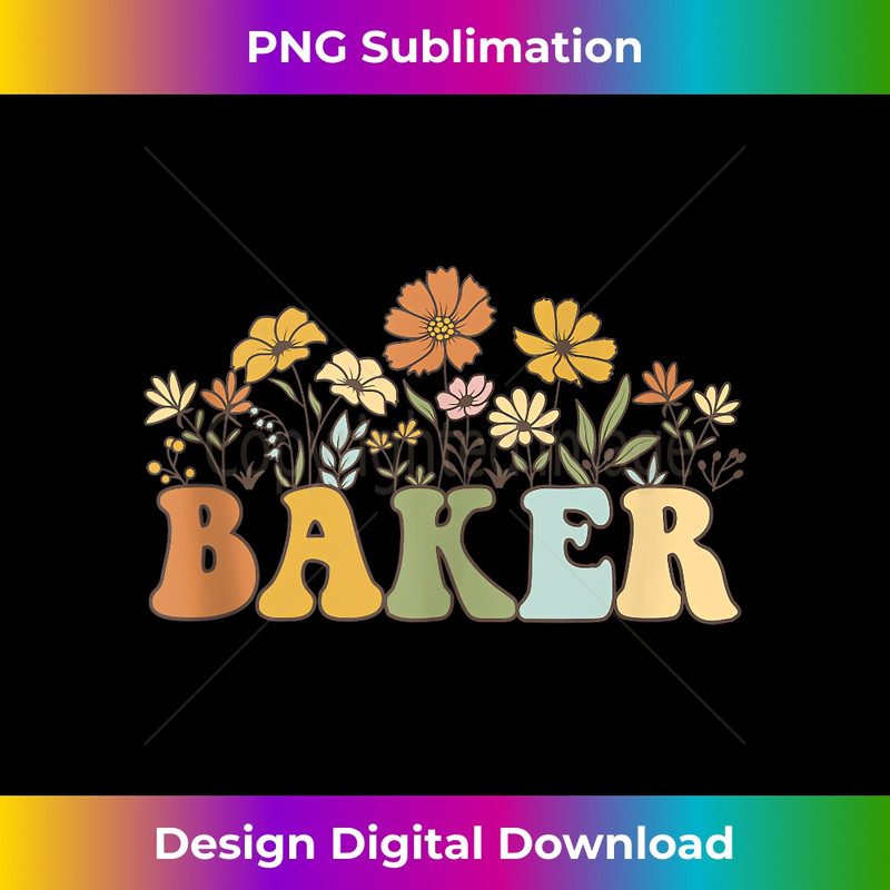 BG-20231216-3408_Groovy Baker Cake Baking Pastry Bread Bakery Cookie Tank Top 1285.jpg