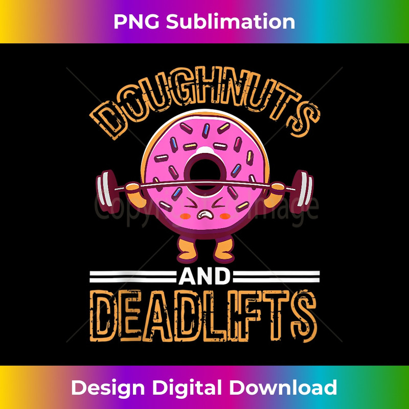 EI-20231216-2686_Doughnut And Deadlifts Barbell Donuts Dough Snack Doughnut Tank Top 0921.jpg