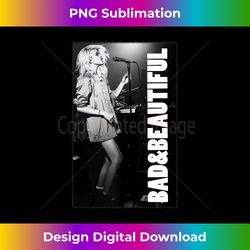 inscription - bad & beautiful blondie tank top - futuristic png sublimation file - elevate your style with intricate details