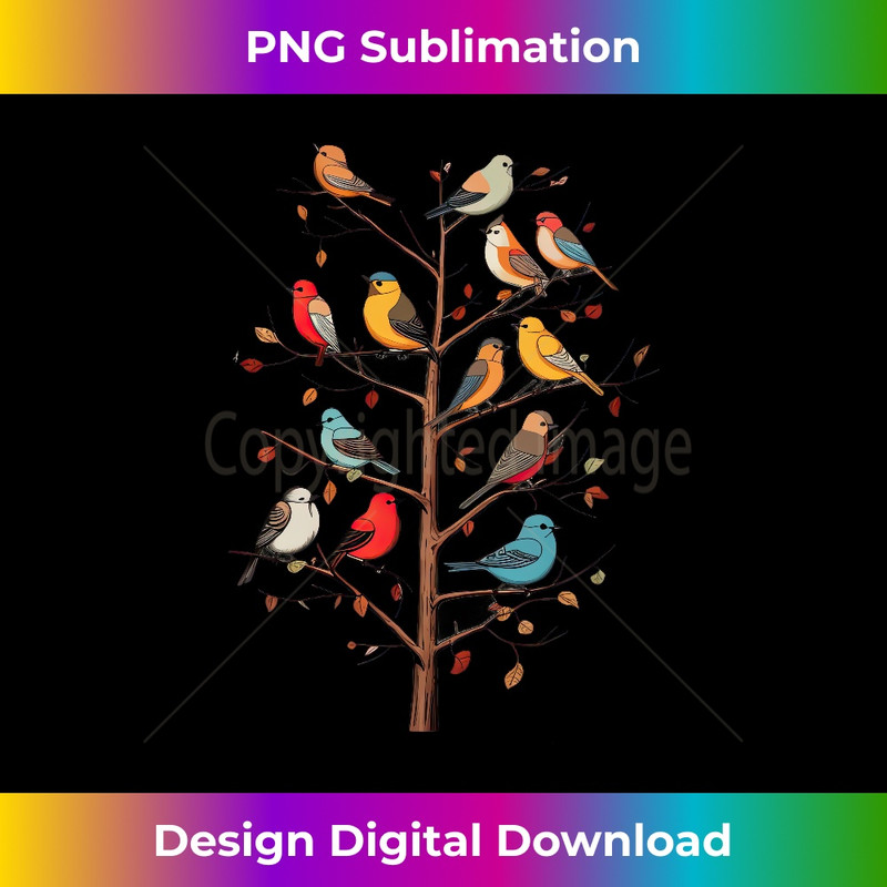 JD-20231216-1411_Birds On A tree Branch Birding Bird Watching Bird Long Sleeve 0653.jpg