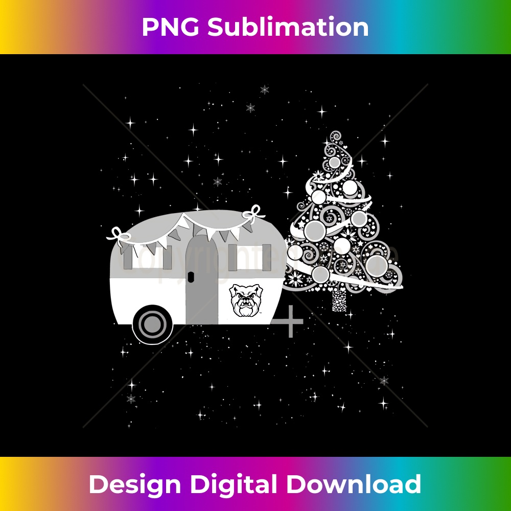 KI-20231216-1725_Butler Bulldogs Christmas Camping Christmas Tree Long Sleeve 0796.jpg