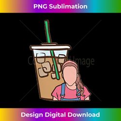 Running On Ms Rachel and Iced Coffee Funny Saying - Chic Sublimation Digital Download - Rapidly Innovate Your Artistic Vision