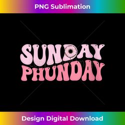 womens sunday phunday phish donuts for family bakers v-neck - classic sublimation png file - spark your artistic genius