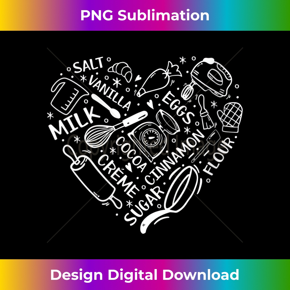 AP-20231216-6864_Womens Heart Bake Baker Confectioner Baking Utensils Baking V-Neck 2369.jpg