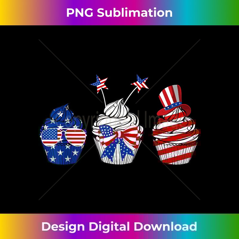 EV-20231216-5485_Red White Blue Cupcake Baking Lover 4th Of July Tshirt Gifts 1999.jpg