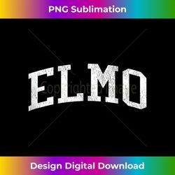 elmo ut vintage athletic sports js02 tank top - bespoke sublimation digital file - rapidly innovate your artistic vision