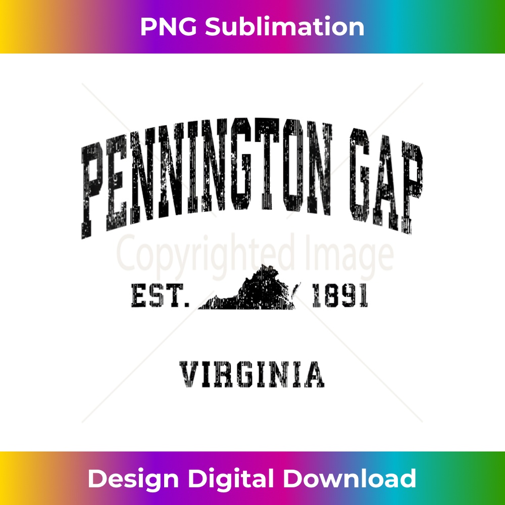 HF-20231216-6902_Womens Pennington Gap Virginia VA Vintage Athletic Black Sports Des V-Neck 2731.jpg
