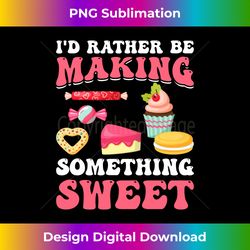 Baking Cookie Bakery Bake Cookie Baking Cake Baker Long Sleeve - Innovative Png Sublimation Design - Reimagine Your Sublimation Pieces