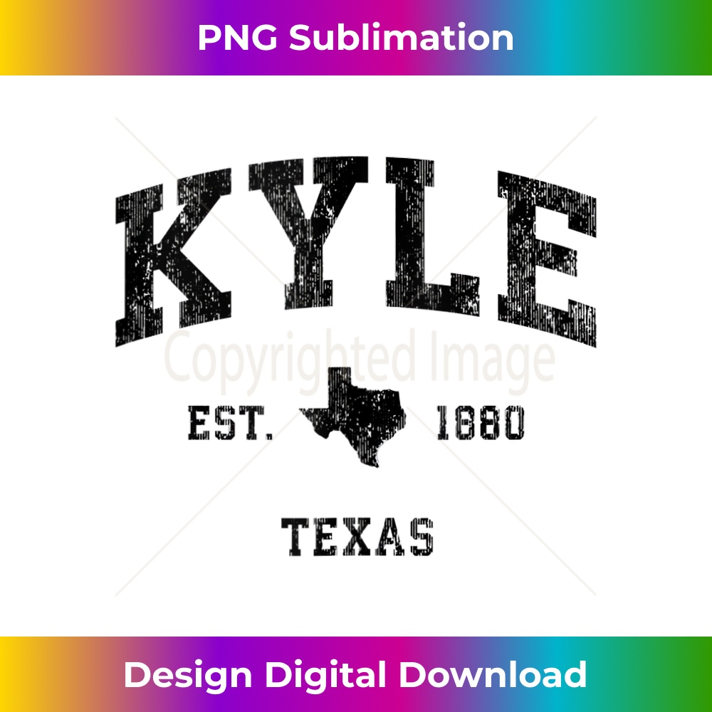 OI-20231216-4105_Kyle Texas TX Vintage Athletic Black Sports Design Tank Top 1066.jpg