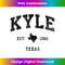 OI-20231216-4105_Kyle Texas TX Vintage Athletic Black Sports Design Tank Top 1066.jpg