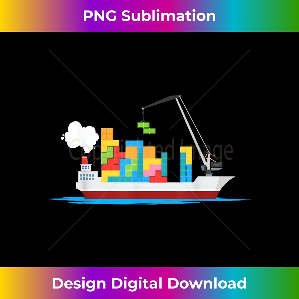 OX-20231216-2019_Cargo Ship Blocks T- - Boys T - Toy Ship Tee 0982.jpg