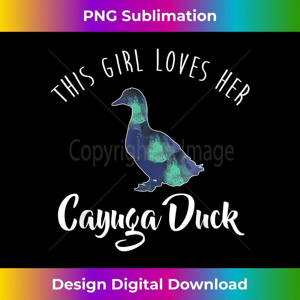 BQ-20231219-11846_Pet Duckling Girl Loves Cayuga Duck Water Fowl Tshirt 2464.jpg