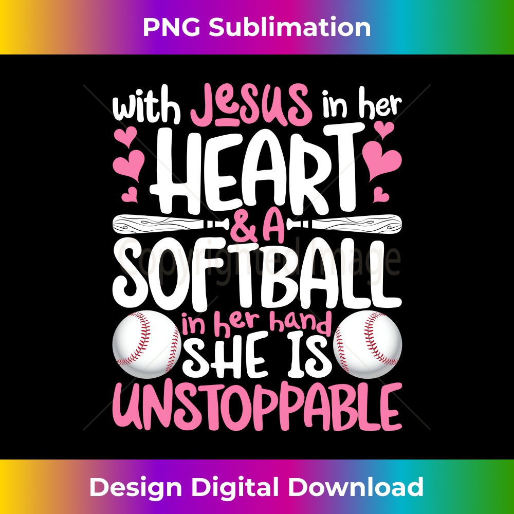 BQ-20231219-16015_With Jesus In Her Heart & A Softball Hand She Is Unstoppable Long Sleeve.jpg