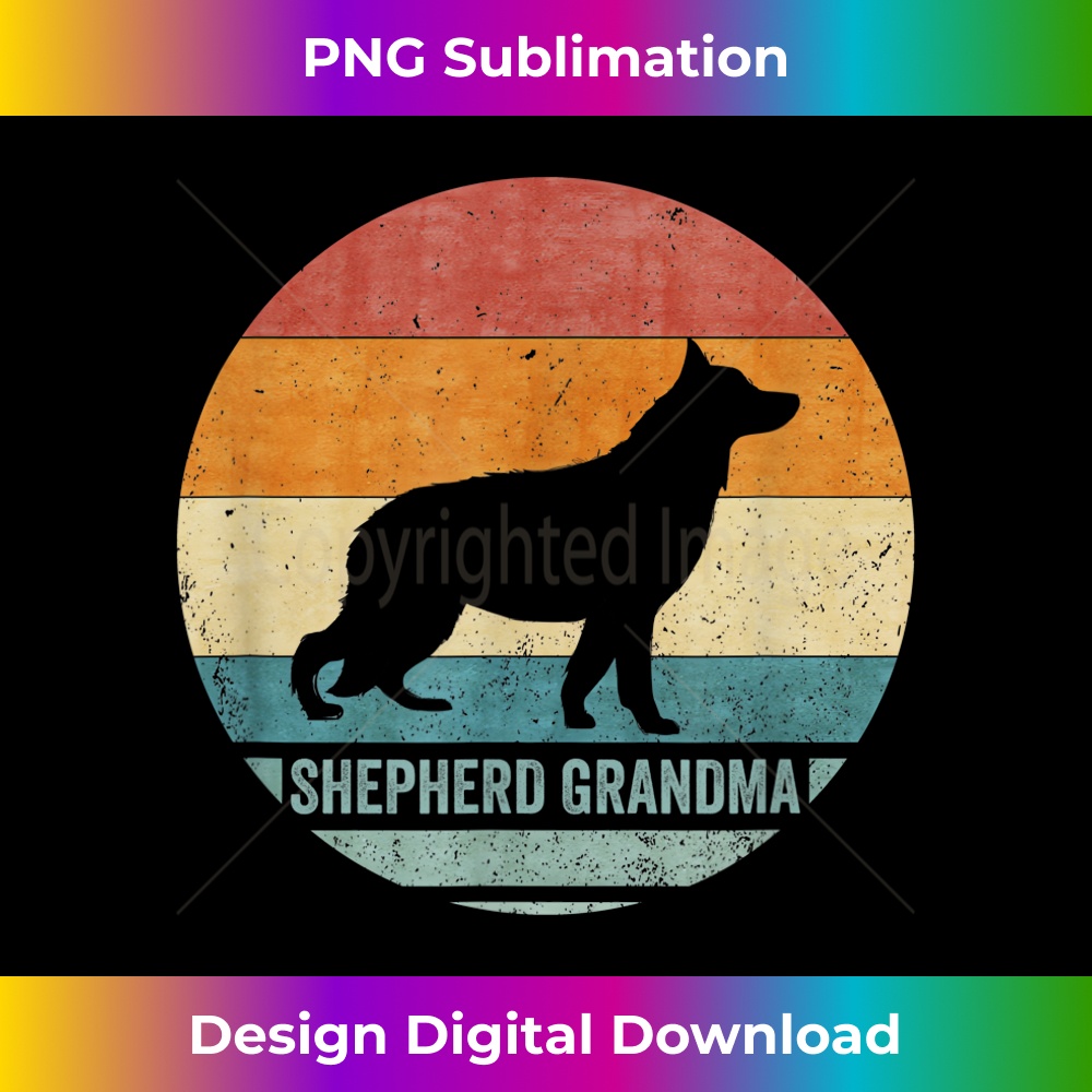 AC-20231219-15564_Vintage Retro German Shepherd Dog Grandma Silhouette Sunset 1061.jpg