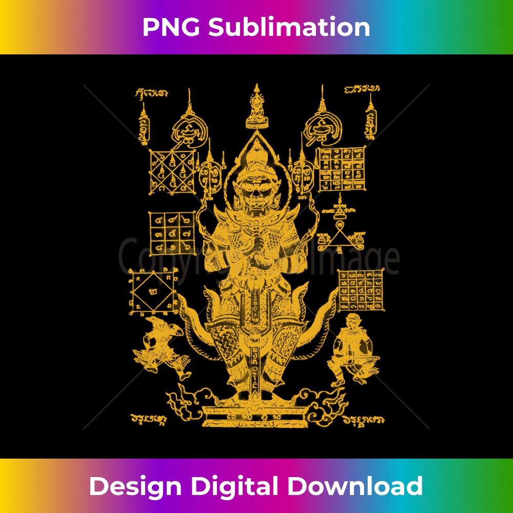 AM-20231219-12986_Sawadee Thai Traditional Sak Yant Thai Twin Tigers Muay Thai Long Sleeve 2734.jpg