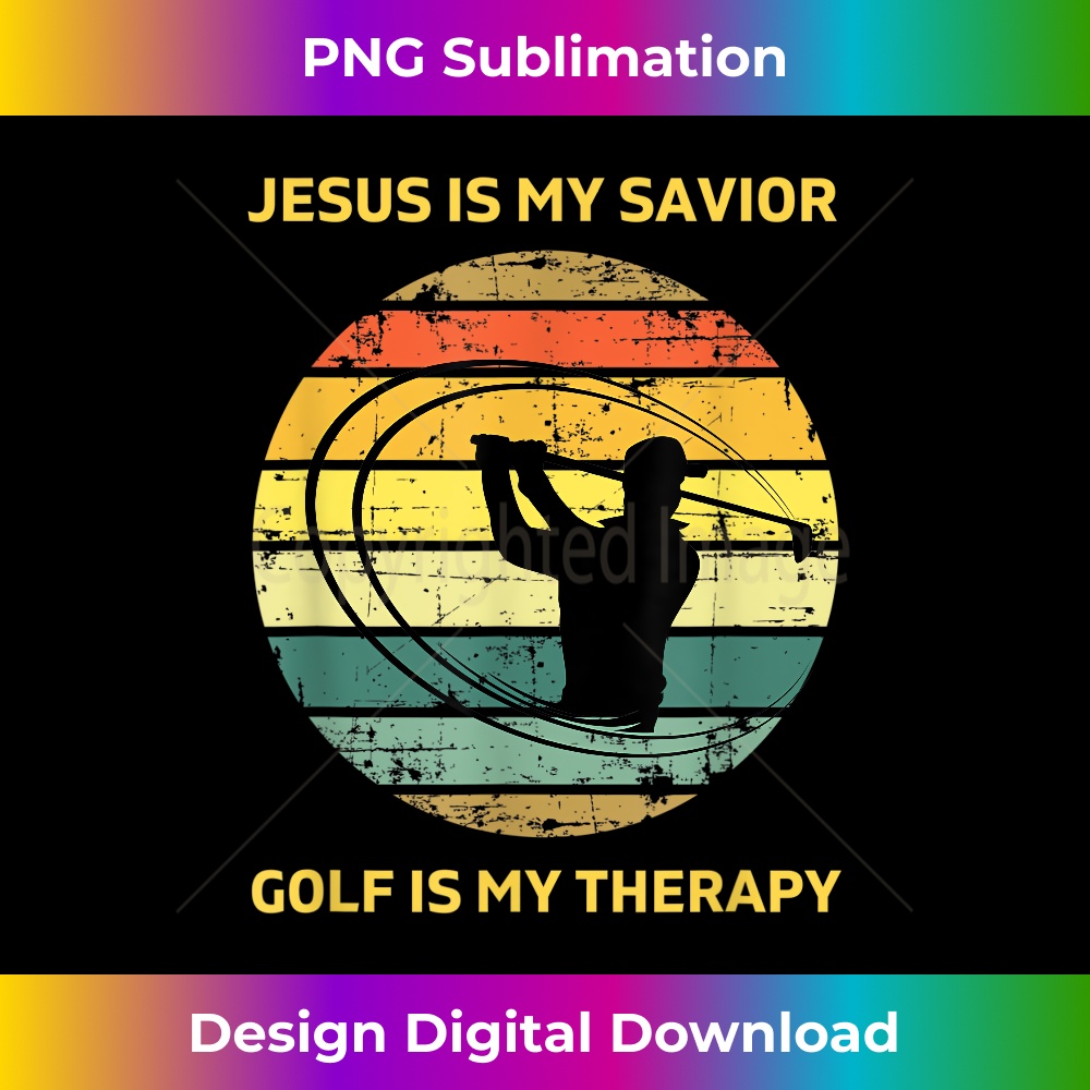 AQ-20231219-8552_Jesus is My Savior Golf is My Therapy Gifts Golf Lover Funny 1.jpg
