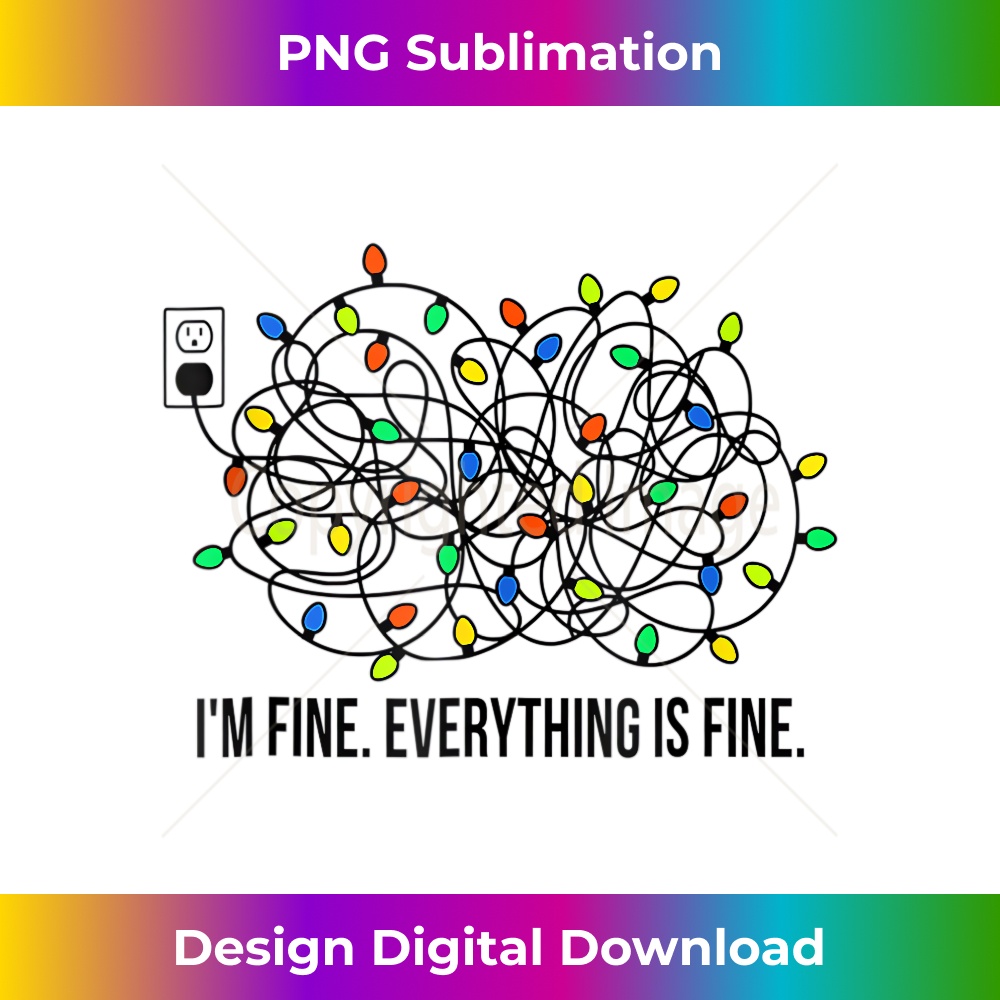 BS-20231219-7479_I'm Fine Everything Is Fine Christmas Lights Ugly Xmas Tank Top.jpg