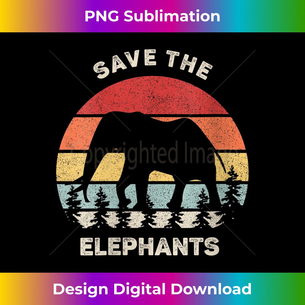 CN-20231219-16665_Womens Retro Save The Elephants Animal Lover Vintage Elephant V-Neck 3357.jpg