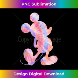 disney mickey mouse silhouette 90s tie dye tank top - eco-friendly sublimation png download - animate your creative concepts