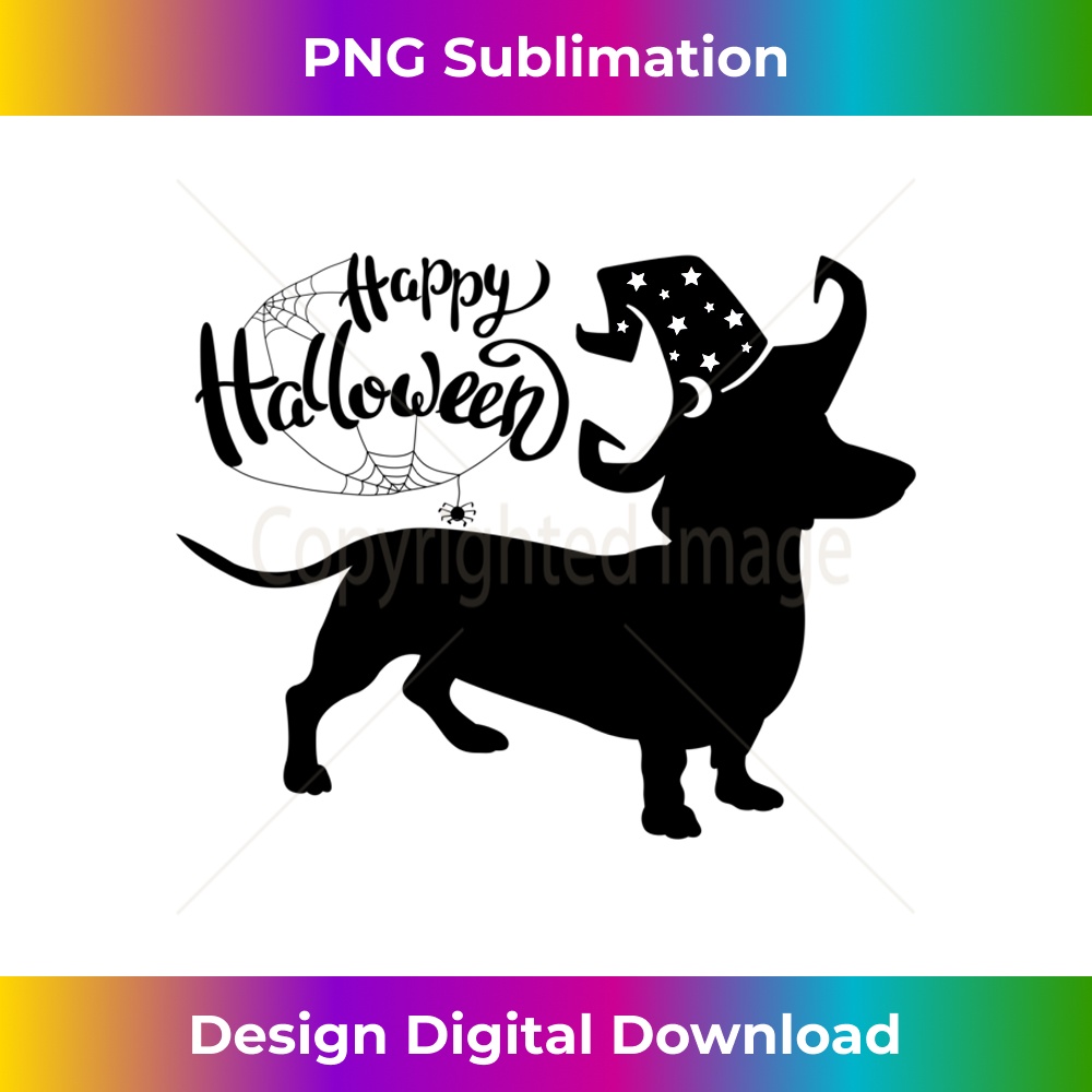 CS-20231219-2983_Dachshund Halloween Witchy Happy Halloweenie Cute Dog Top Pullover Hoodie 0022.jpg