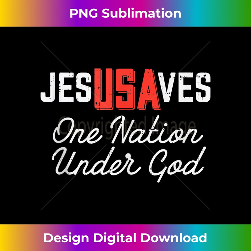 CS-20231219-9103_Jesus Saves USA One Nation Under God Jesus Christian Gift Tank Top.jpg