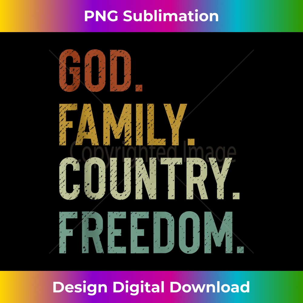 CU-20231219-5981_God Family Country Freedom Retro Patriotic Christian Values Tank Top.jpg