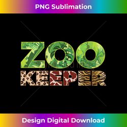 zookeeper costume african savanna zoo keeper animals lover long sleeve - timeless png sublimation download - spark your artistic genius