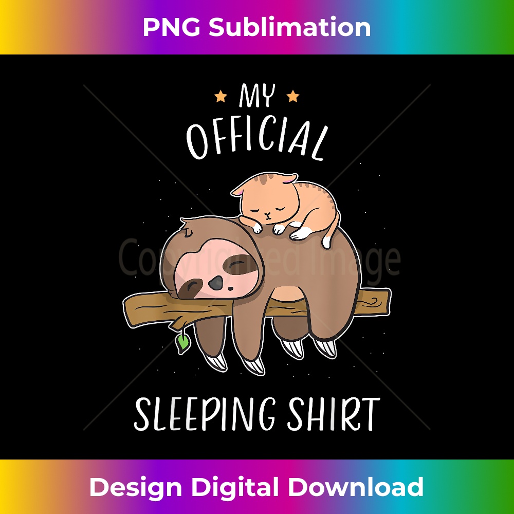 CY-20231219-13331_Sleep well with sloth cat sleep shirt women men child 2973.jpg