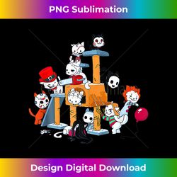 cat horror movies halloween costume funny cat kitty lovers - futuristic png sublimation file - rapidly innovate your artistic vision