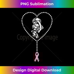 rosary cross virgin mary jesus breast cancer christian gi - vibrant sublimation digital download - elevate your style with intricate details