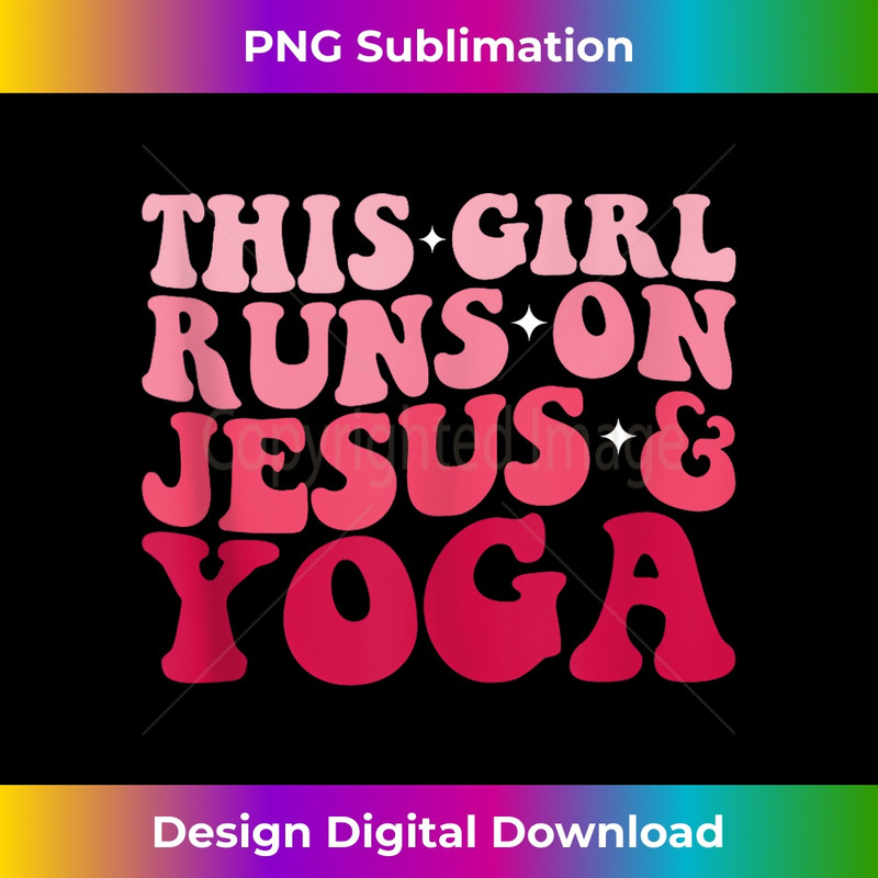 DT-20231219-5404_Funny Yoga Mom Workout This Girl Runs On Jesus And Yoga Tank Top 2.jpg