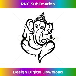 elegant lord ganesha hindu indian hinduism god as elephant - sleek sublimation png download - spark your artistic genius